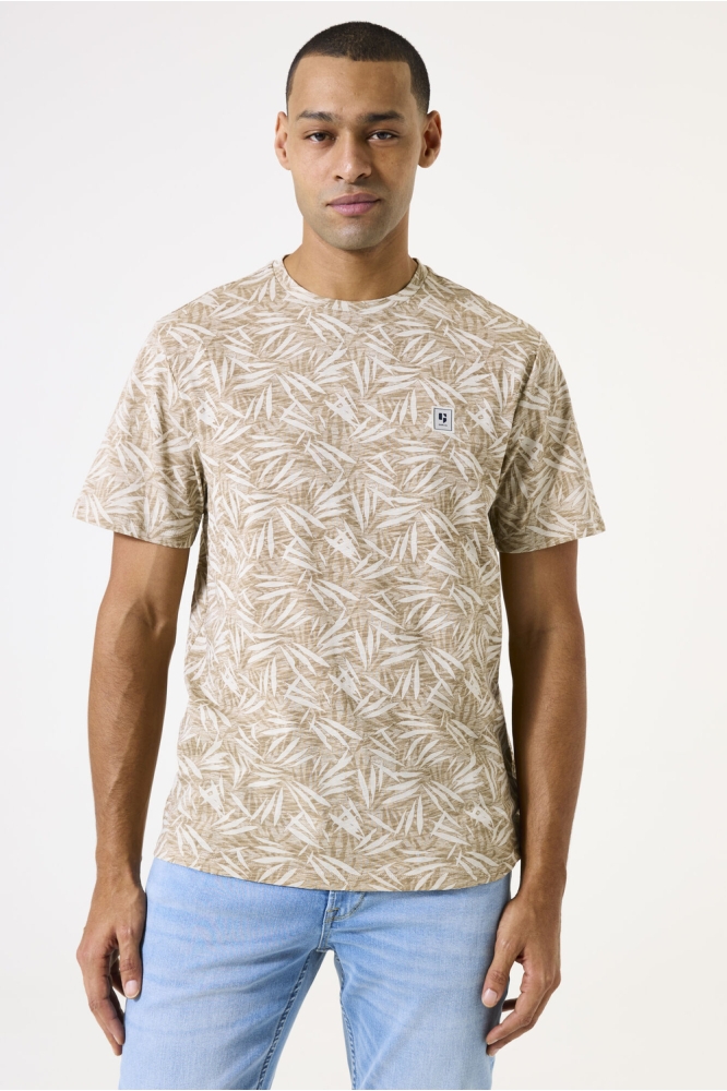 T SHIRT MET PRINT E51210 822 SAND